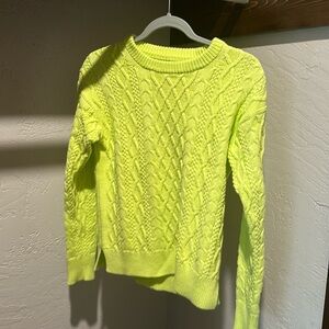 Cable sweater